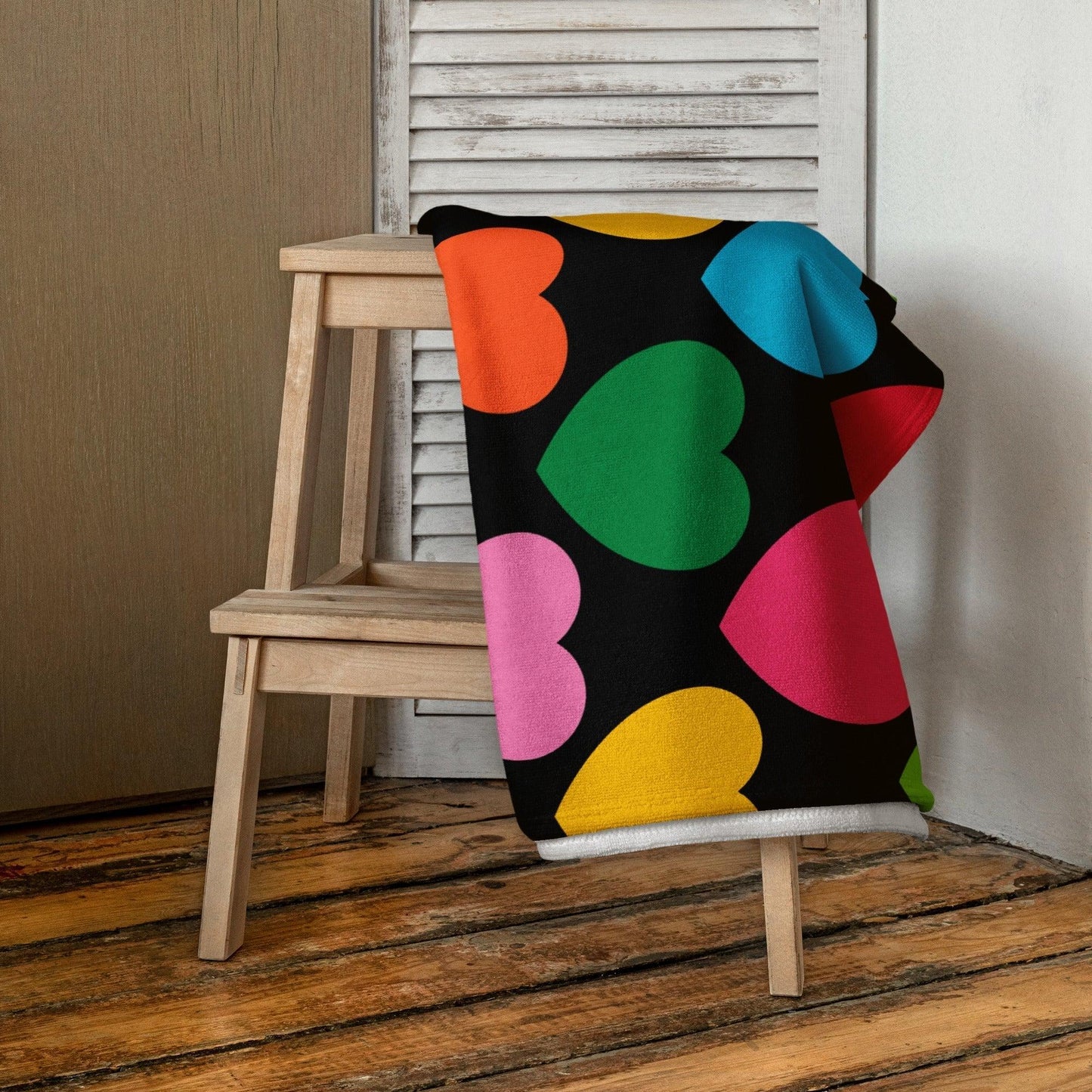 ELLIE LOVE mix black - Towel