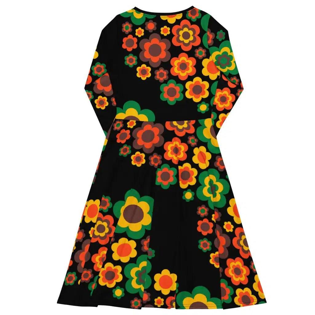 FLORA FOREVER retro - Midi Dress With Pockets
