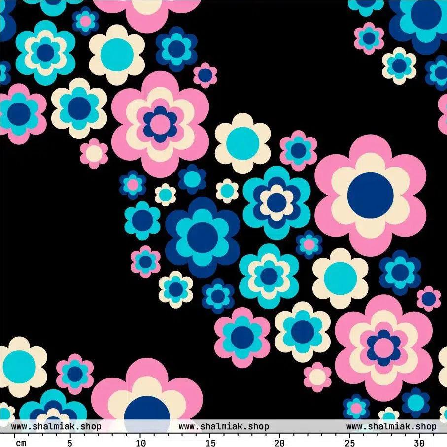 Fabric - FLORA FOREVER sweet - Floating flower print