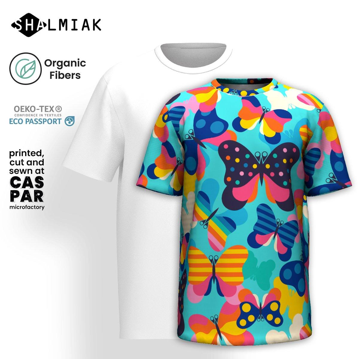 FLYRAVE turquoise - Organic Cotton T-Shirt