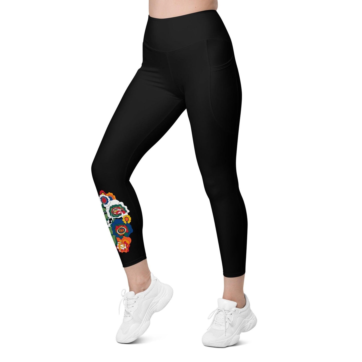 GROOVY KURBITS in black - Leggings With Pockets