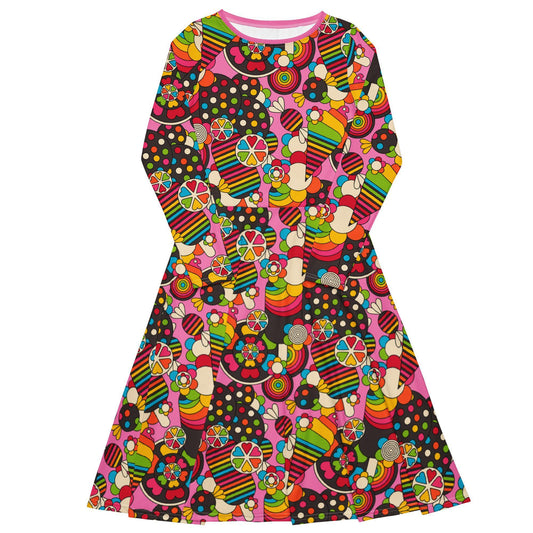 SWEET FREAK pink - Midi Dress With Pockets