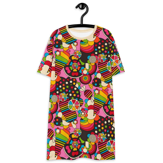 SWEET FREAK pink - T-Shirt Dress