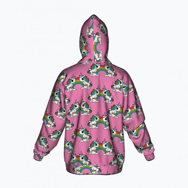 UNIQUE pink - Cotton Zipper Hoodie