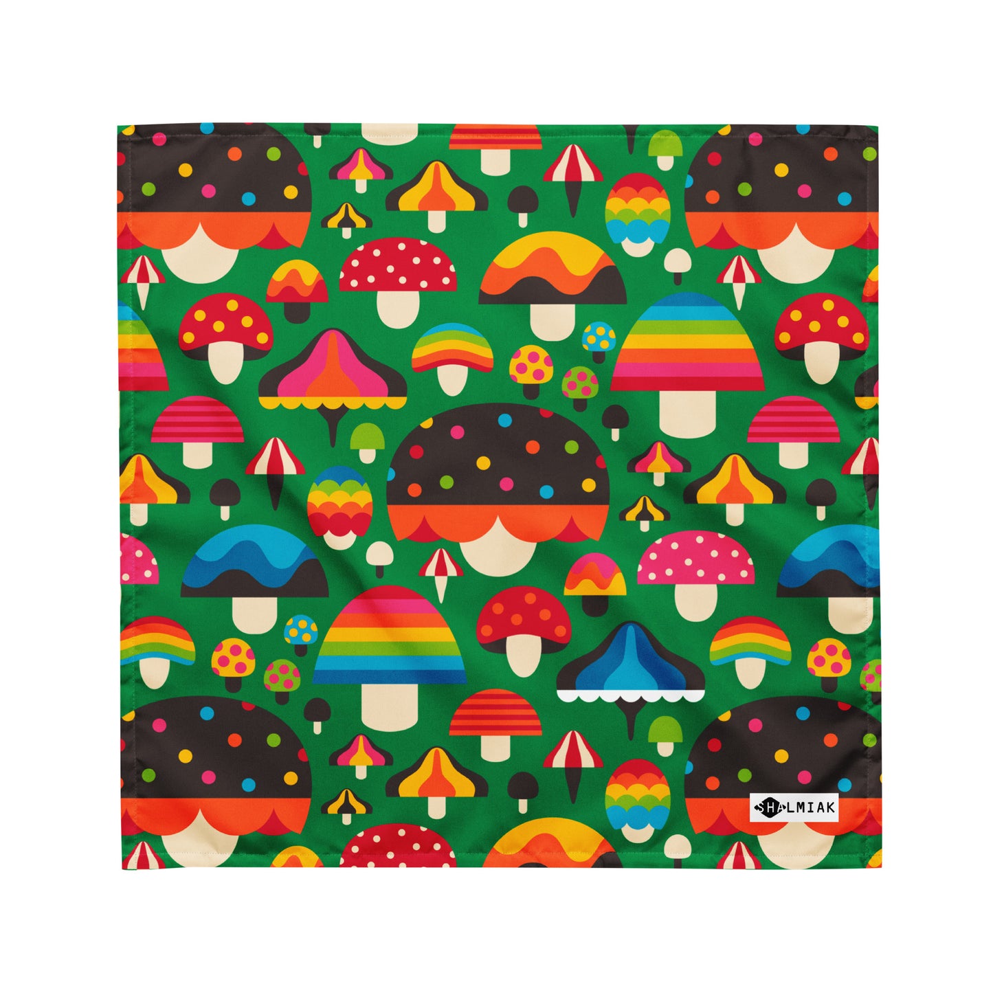 Bandana - MUSHROOM MANIA green