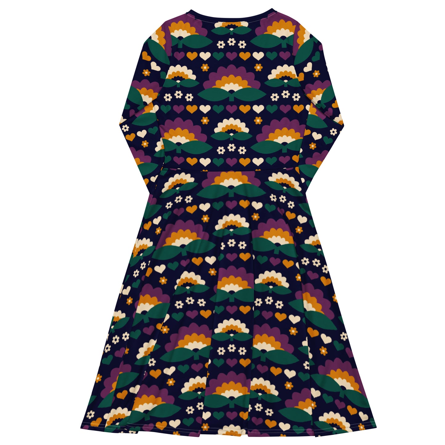 FALL IN LOVE purple - Midi Dress With Pockets