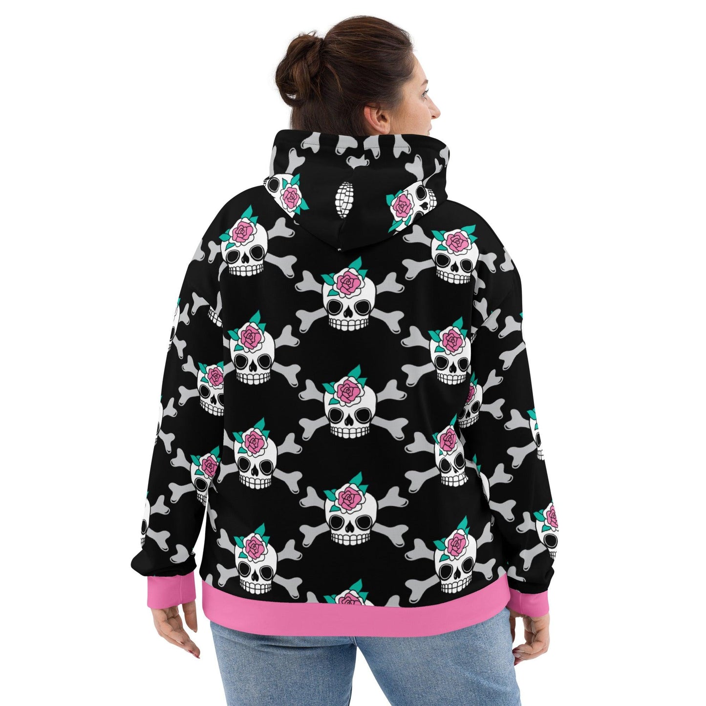 SKULLROSE black - Hoodie