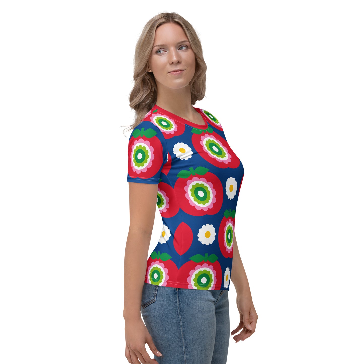 GRAND APPLE blue - Woman's T-Shirt
