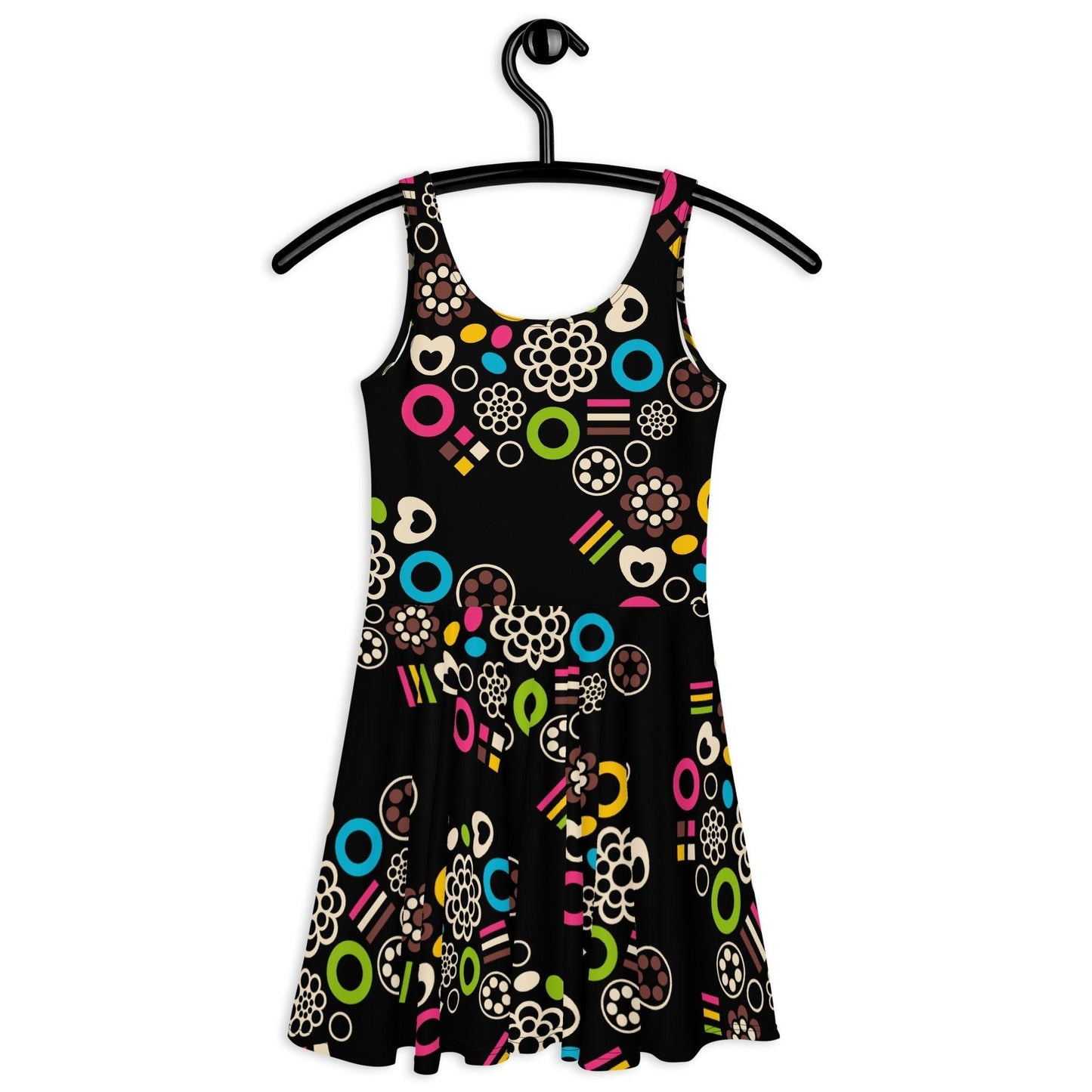 Skater dress - FOREVER SWEET - Colorful candy mix print