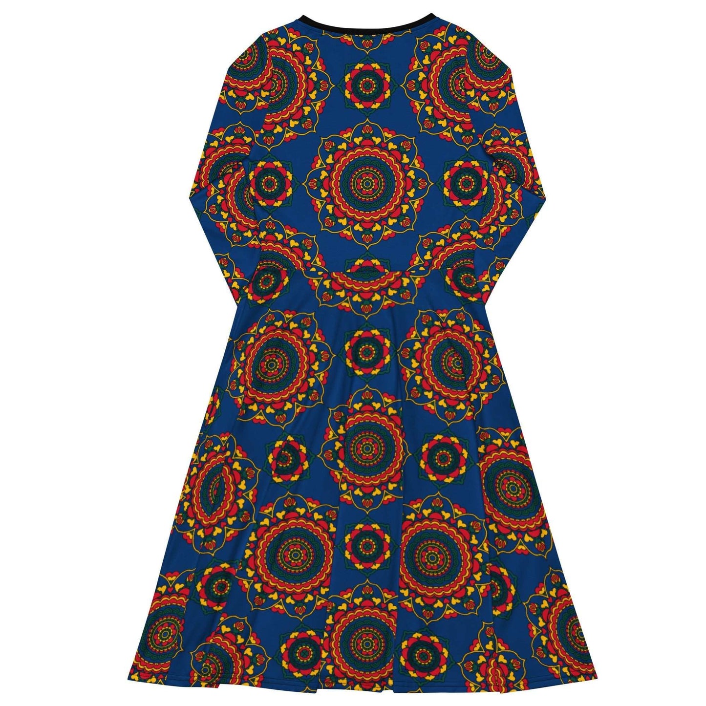 Midi dress - FOREVERMORE folk - Romantic flower and heart print