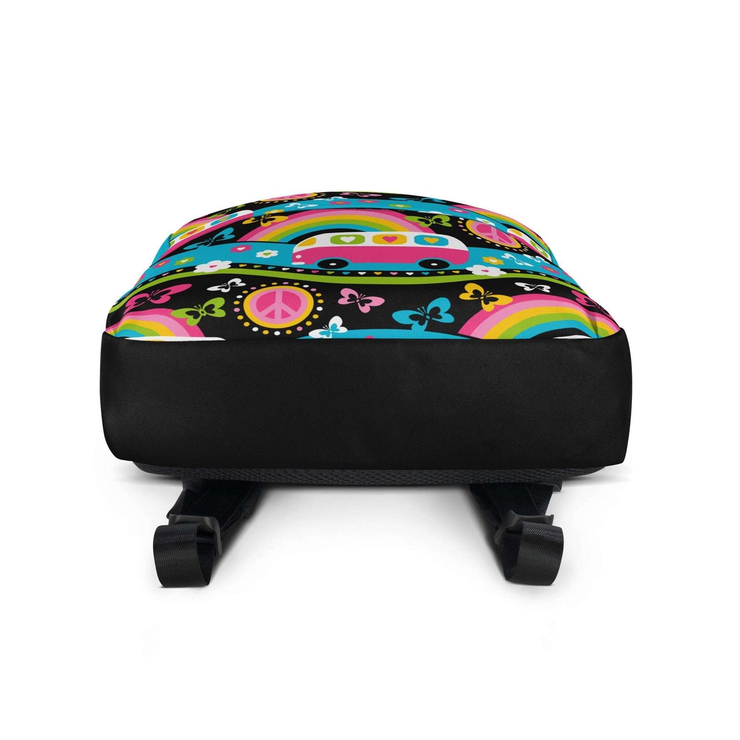 Backpack - HIPPIE DAY sweet - Colorful hippie print
