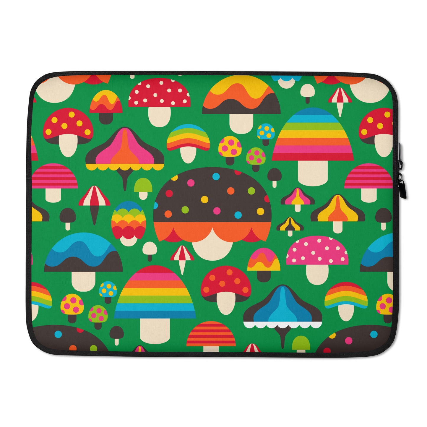 Laptop Sleeve - MUSHROOM MANIA green