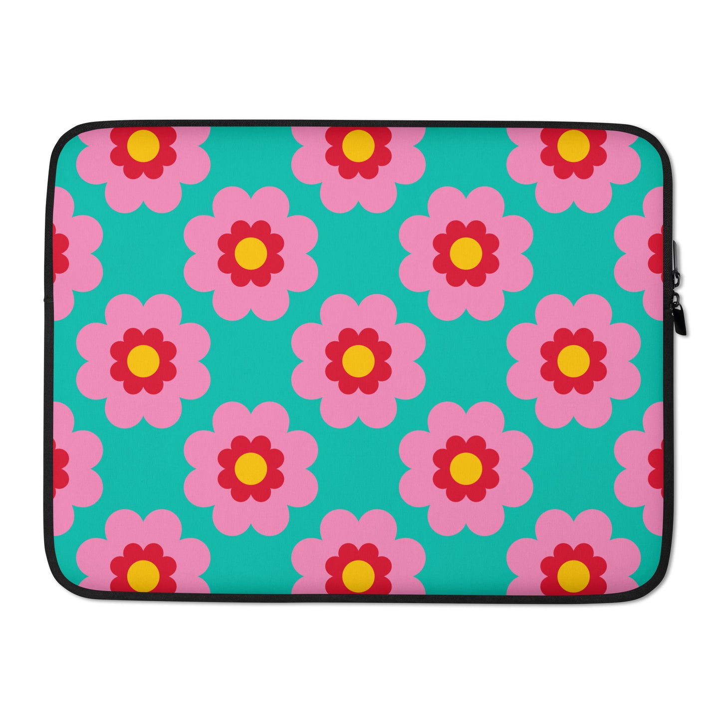FANCY BLOOM pink mint - Laptop Sleeve