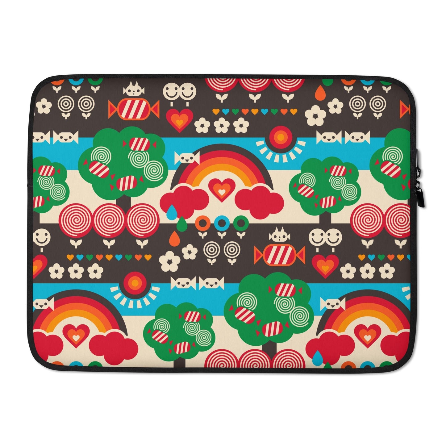 Laptop sleeve - SWEET DAYS - Vintage candy print 15″