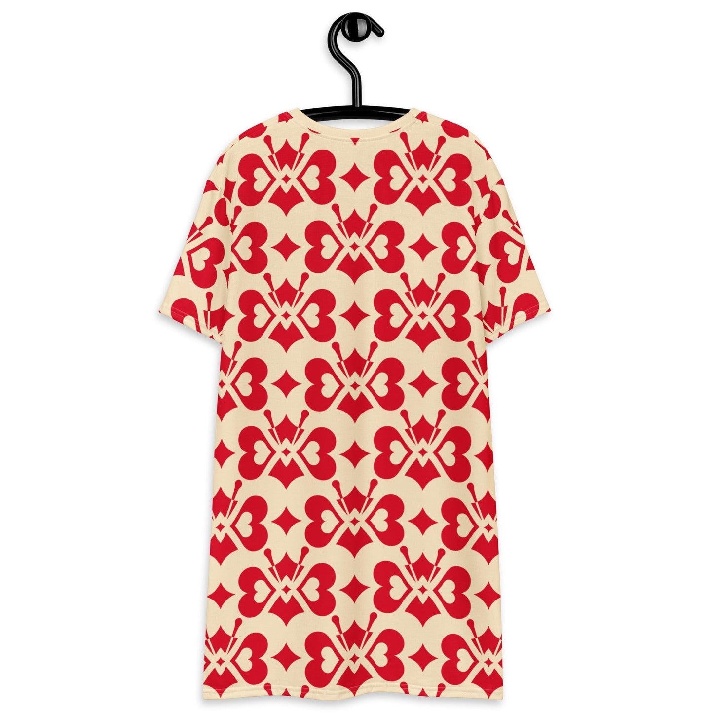 T-shirt dress - LOVE BUTTERFLY redlight - Graphic butterfly print
