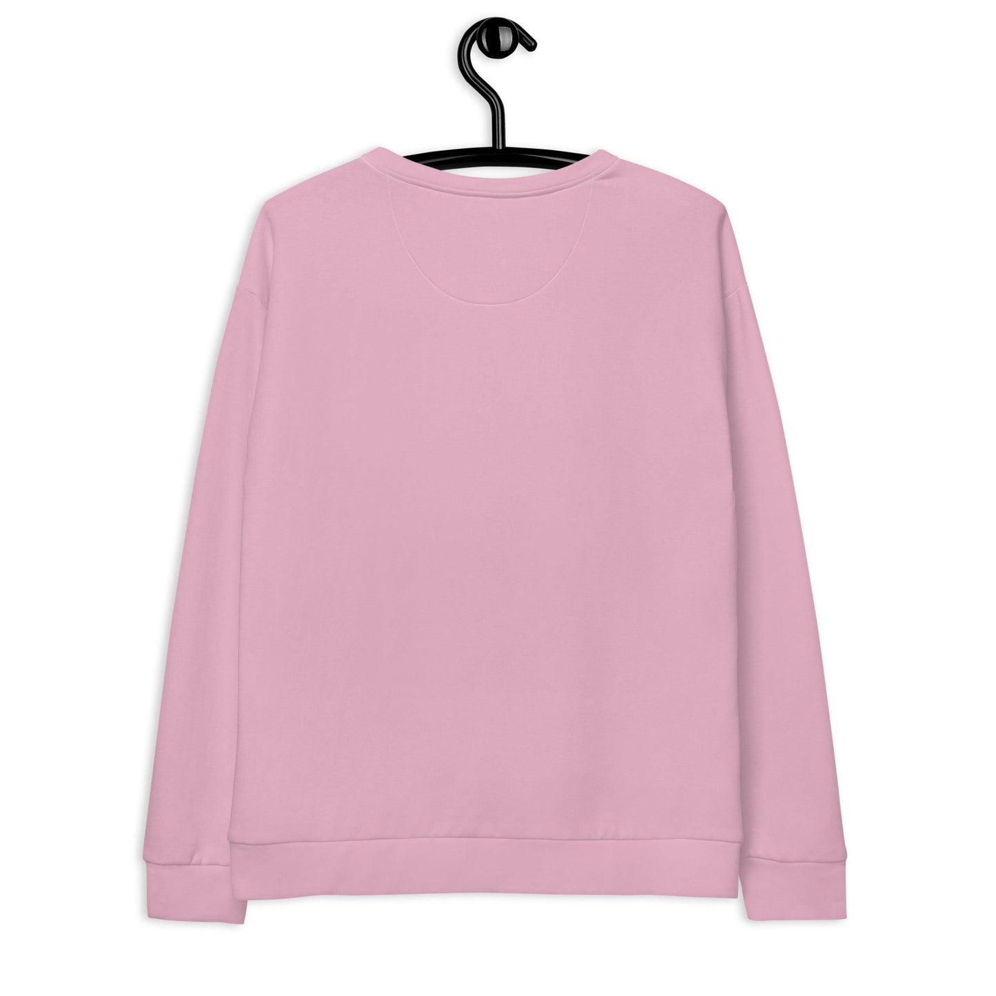 Sweatshirt - MAGICAT pink (just cat) - Black cats and flowers print