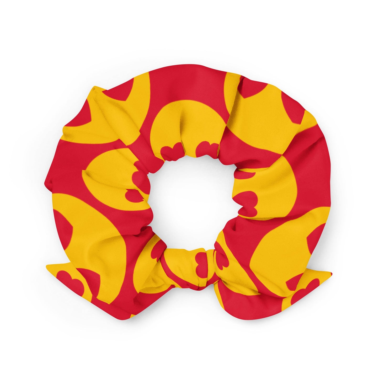 Scrunchie - SUPERHAPPY - Sunshine and hearts print