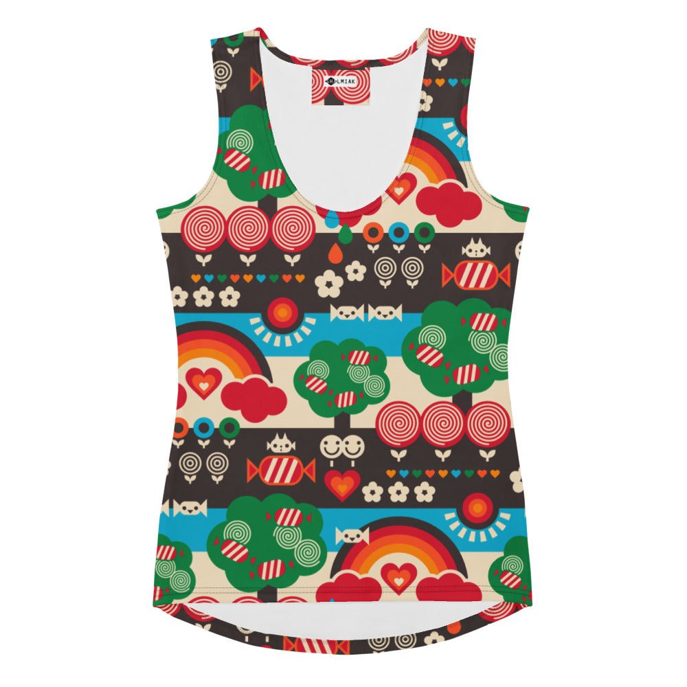 Tank top - SWEET DAYS - Vintage candy print