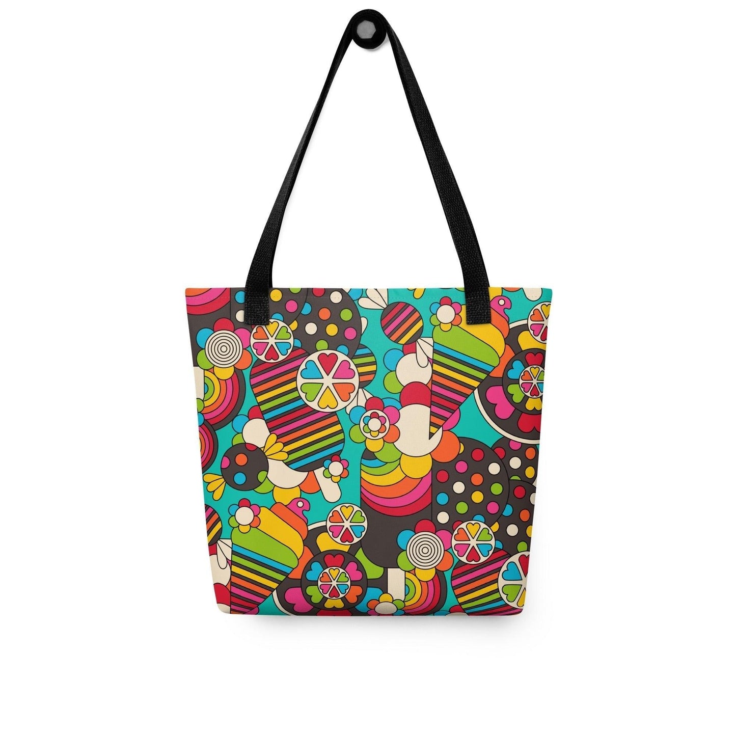 Tote bag - SWEET FREAK mint - Playful sweet treats print Default Title