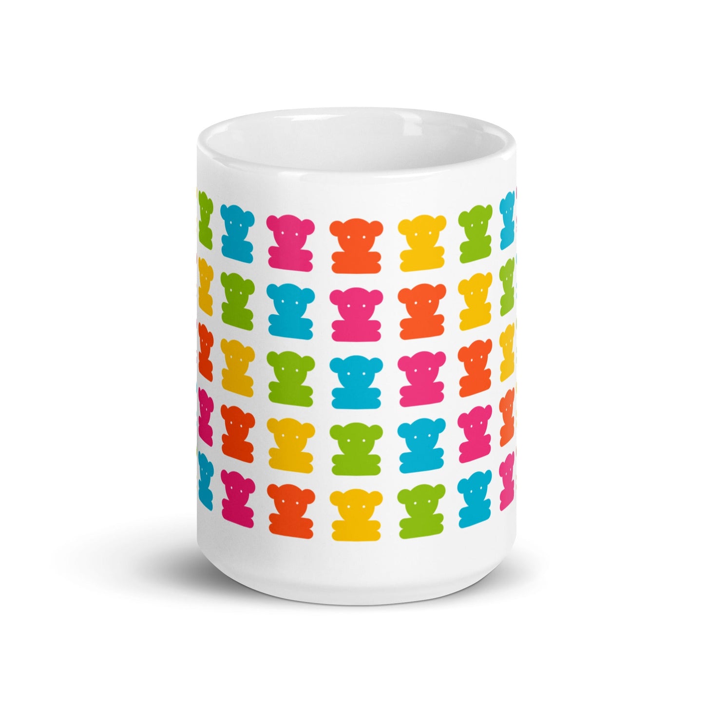 Mug - SWEET TEDDY white - Cute teddy bear print