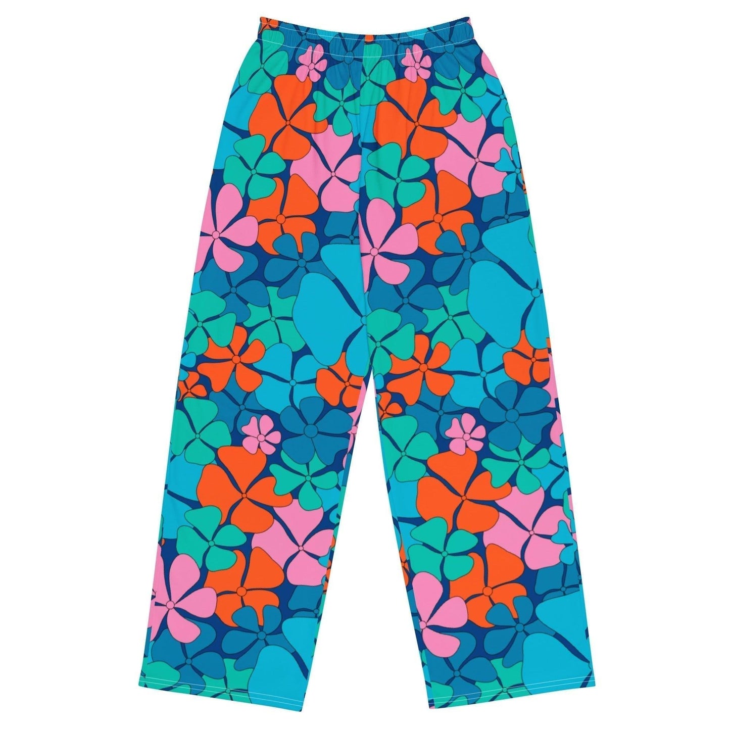 ADELIE blue orange - Pants | SHALMIAK