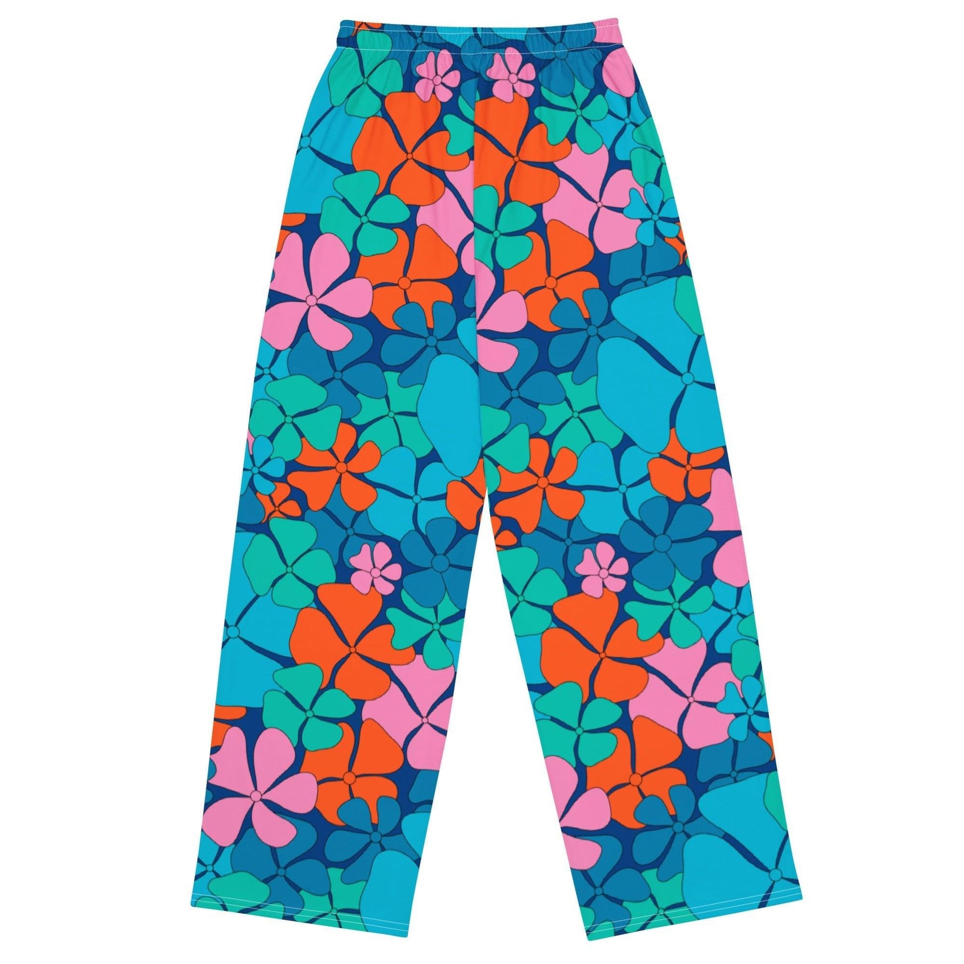 ADELIE blue orange - Pants | SHALMIAK