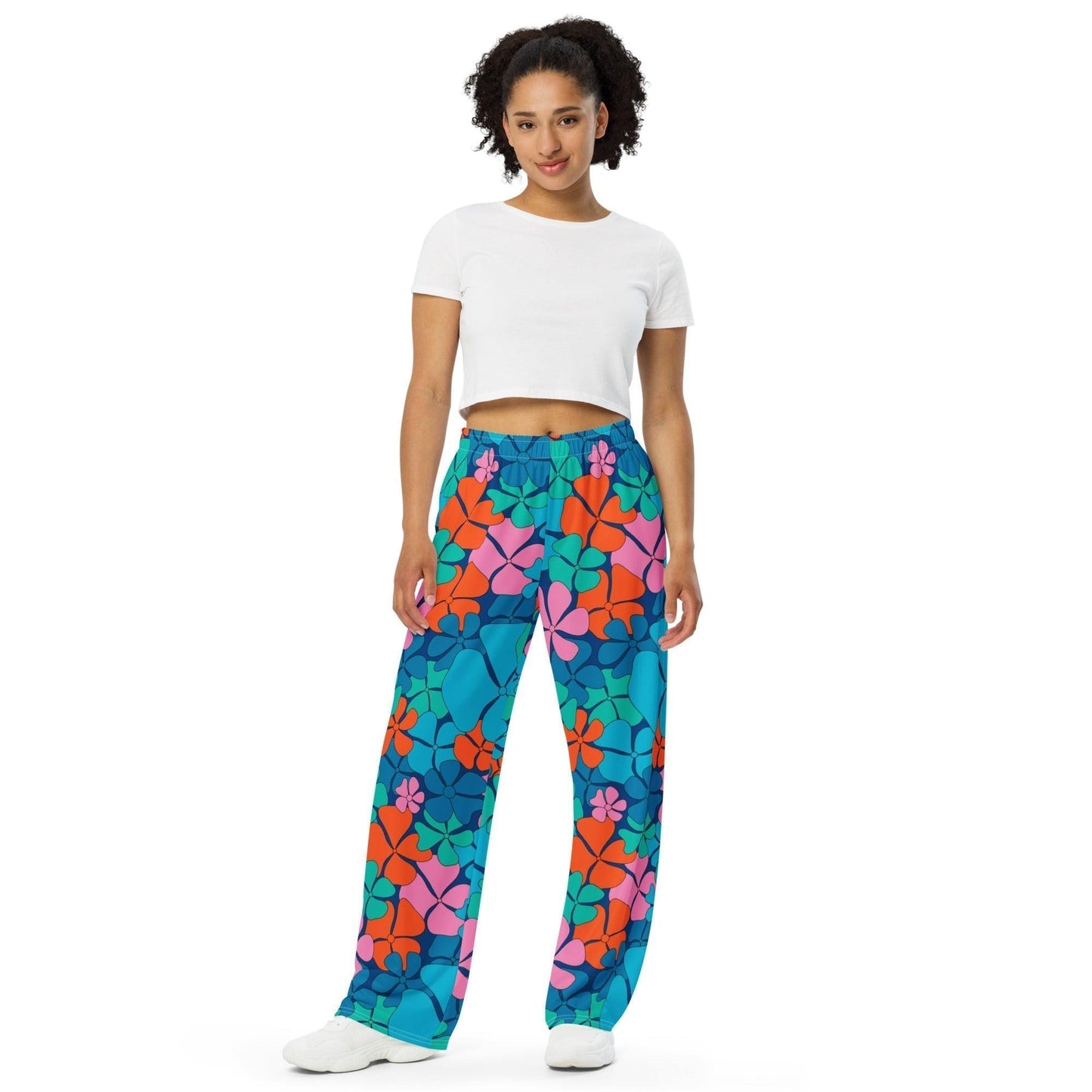 ADELIE blue orange - Pants | SHALMIAK