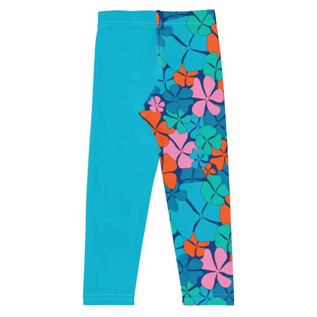 ADELIE orange blue - Kids' Leggings | SHALMIAK