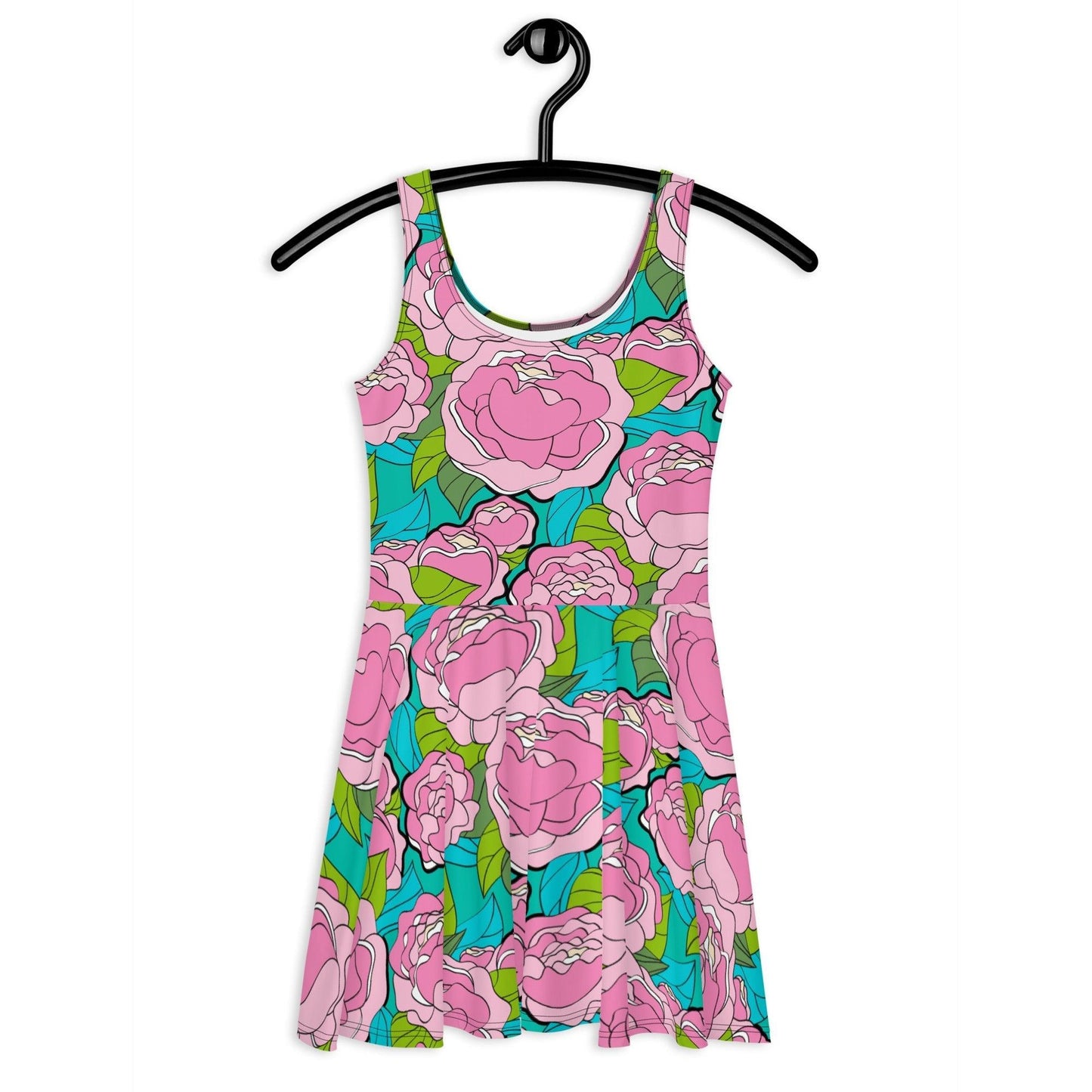 BE MY ONLY pink turquoise - Skater Dress