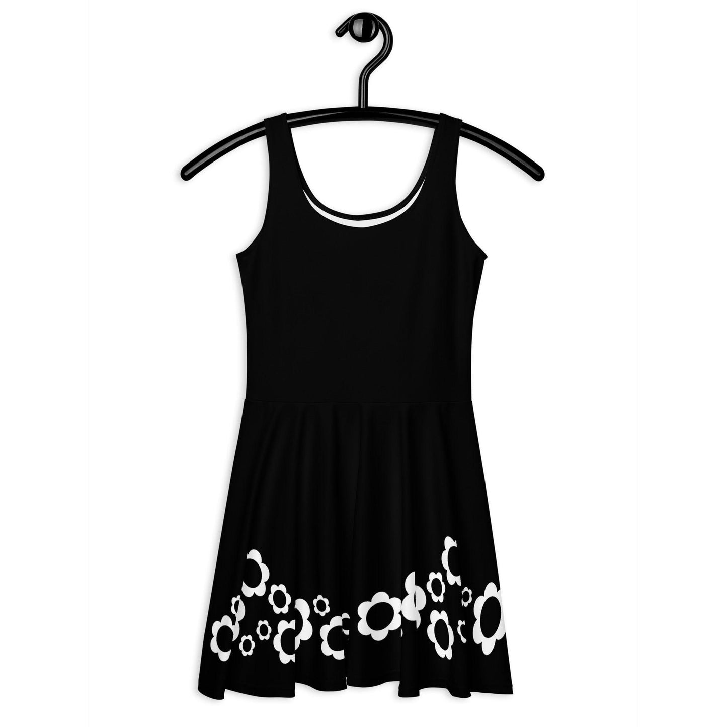 BLACK with ELLIE bw - Skater Dress | SHALMIAK