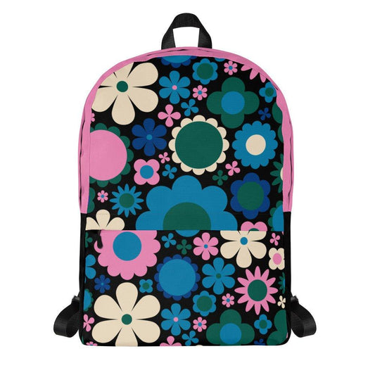 BLOOMPOP blue pink - Backpack | SHALMIAK
