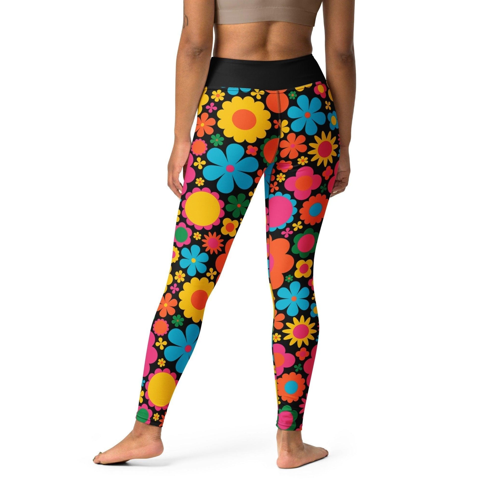 BLOOMPOP happy -2- Yoga Leggings | SHALMIAK