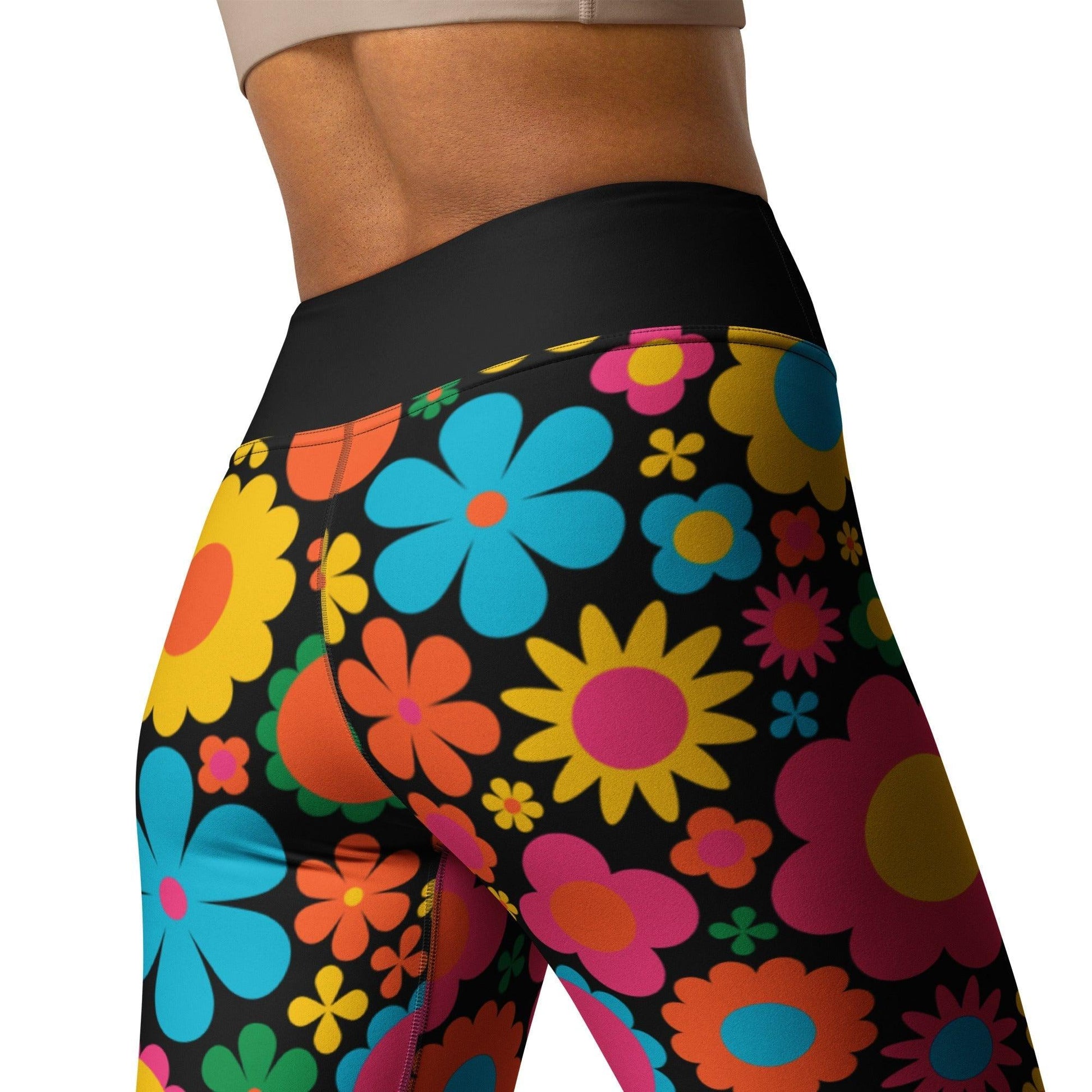 BLOOMPOP happy -2- Yoga Leggings | SHALMIAK
