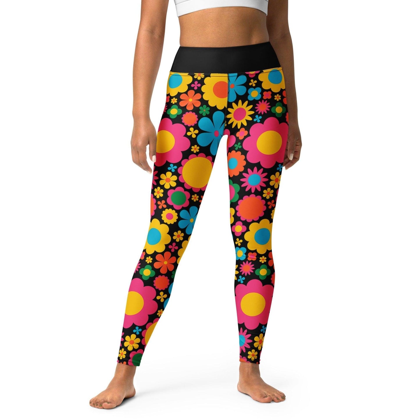 BLOOMPOP happy -2- Yoga Leggings | SHALMIAK