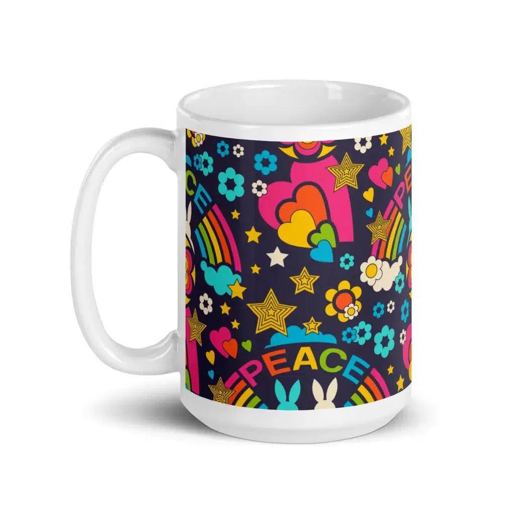 BUNNY PEACE darkblue - Mug | SHALMIAK