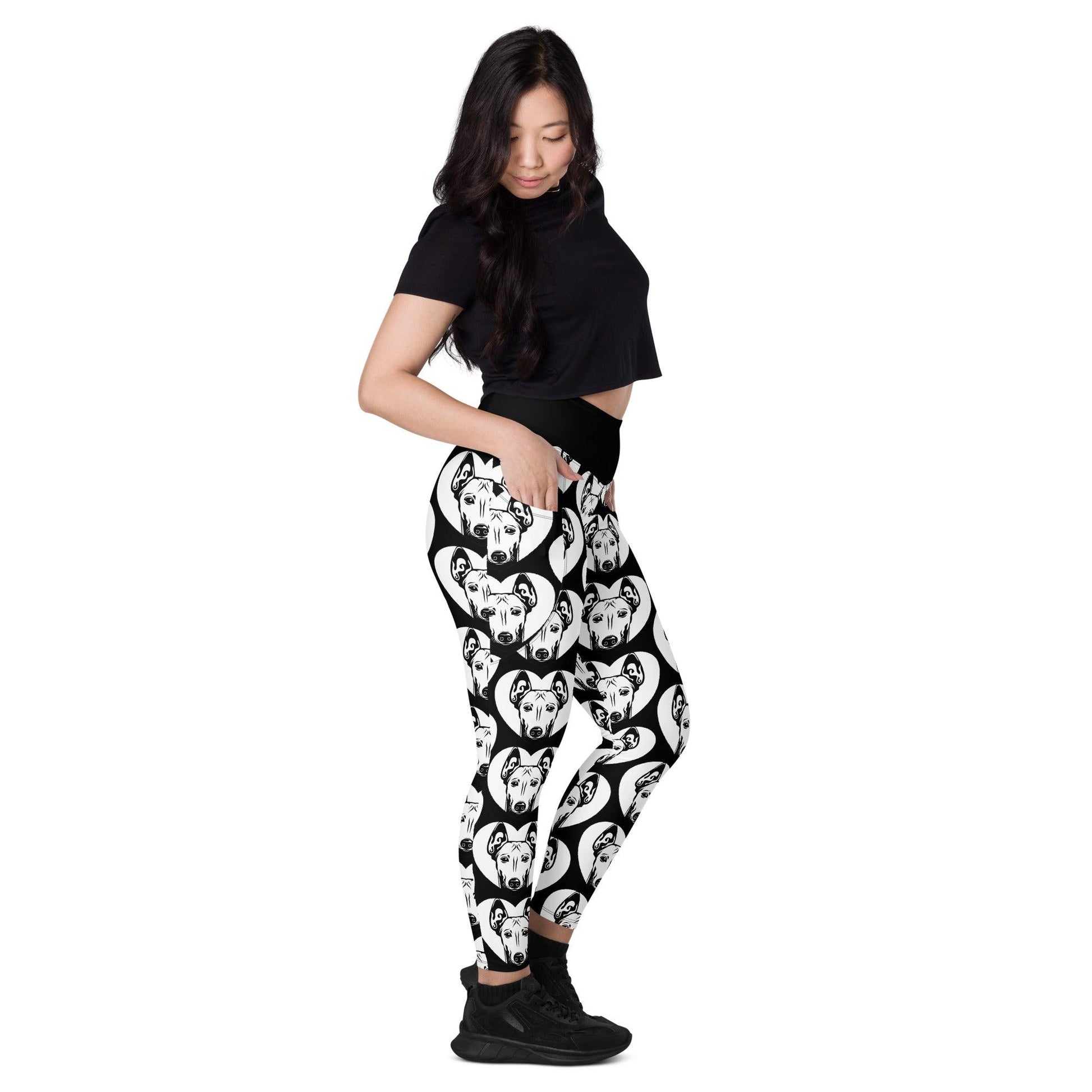 DOG BREED LEGGINGS with pockets - CIRNECO DELL ETNA - HERTTAHOUND | SHALMIAK