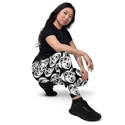 DOG BREED LEGGINGS with pockets - SHIBA INU - HERTTAHOUND | SHALMIAK