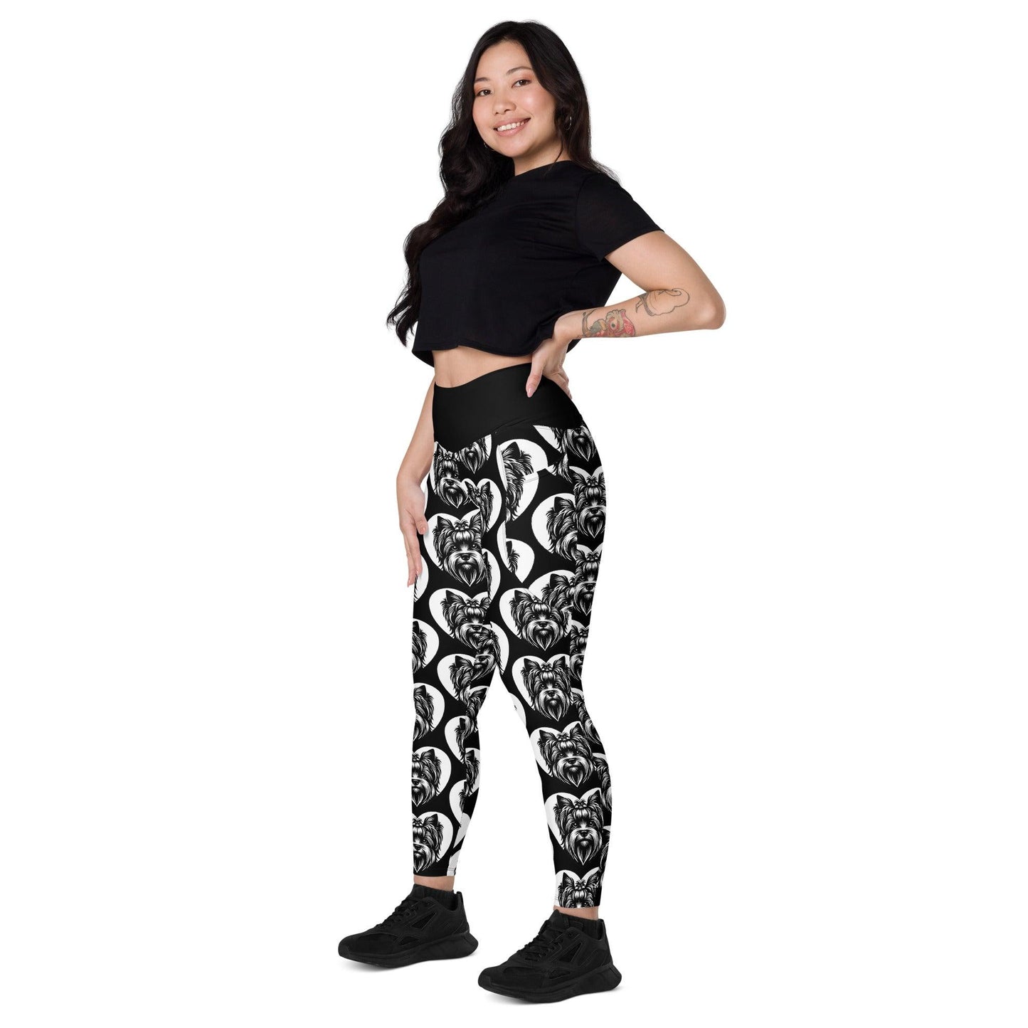 DOG BREED LEGGINGS with pockets - SILKY TERRIER - HERTTAHOUND | SHALMIAK
