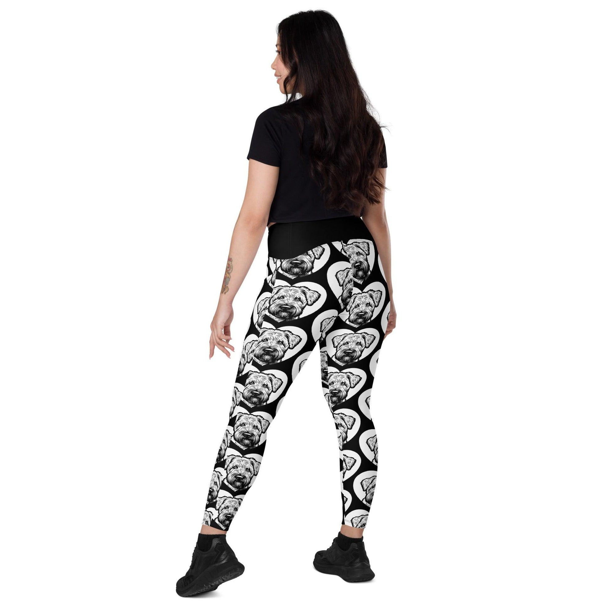 DOG BREED LEGGINGS with pockets - SOFT COATED WHEATEN TERRIER - HERTTAHOUND | SHALMIAK