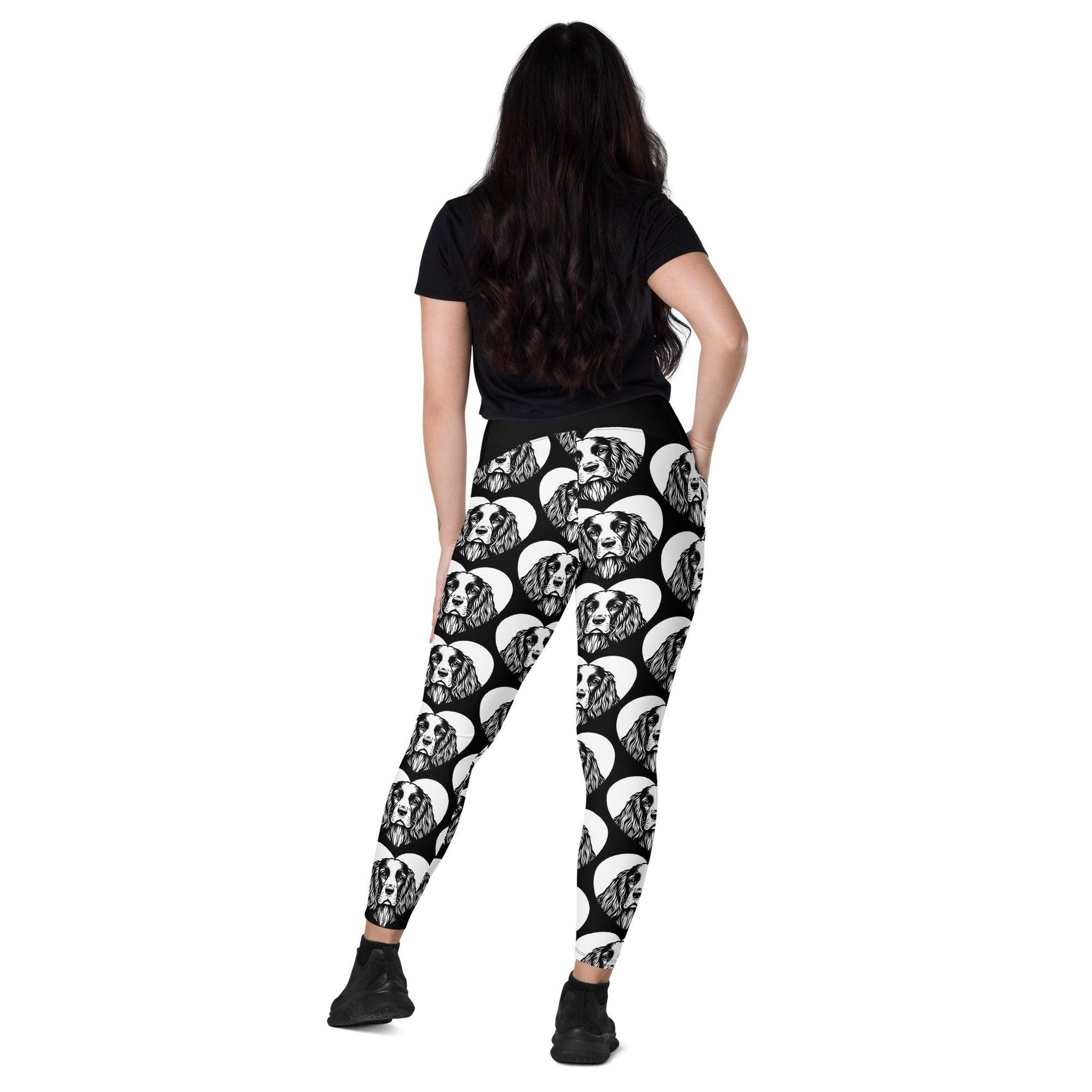 DOG BREED LEGGINGS with pockets - SUSSEX SPANIEL - HERTTAHOUND | SHALMIAK