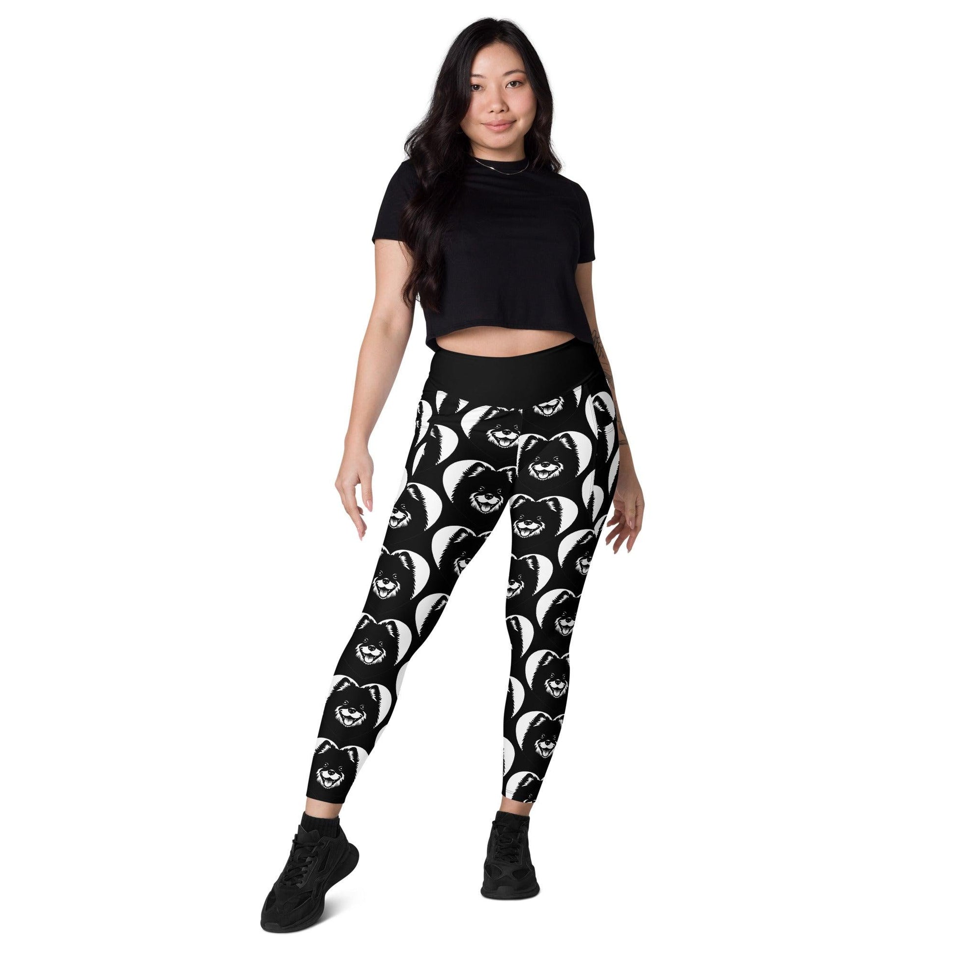 DOG BREED LEGGINGS with pockets - SWEDISH LAPPHUND - HERTTAHOUND | SHALMIAK