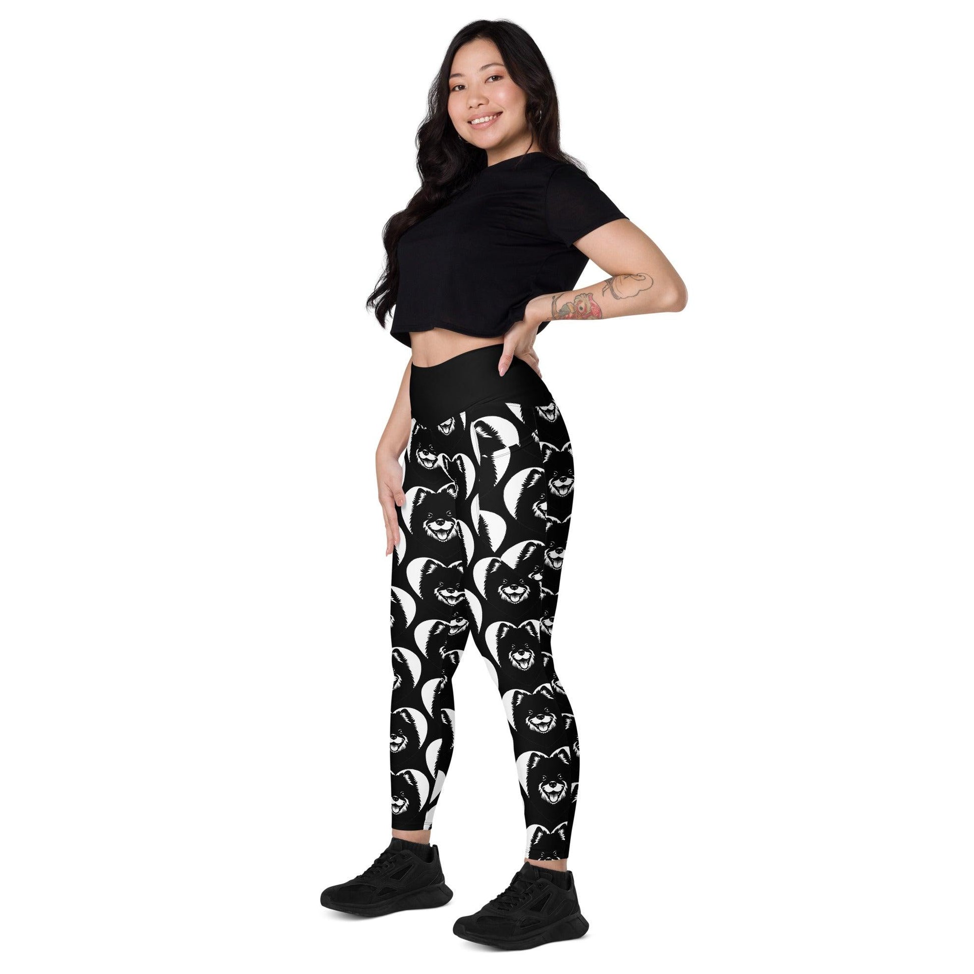 DOG BREED LEGGINGS with pockets - SWEDISH LAPPHUND - HERTTAHOUND | SHALMIAK