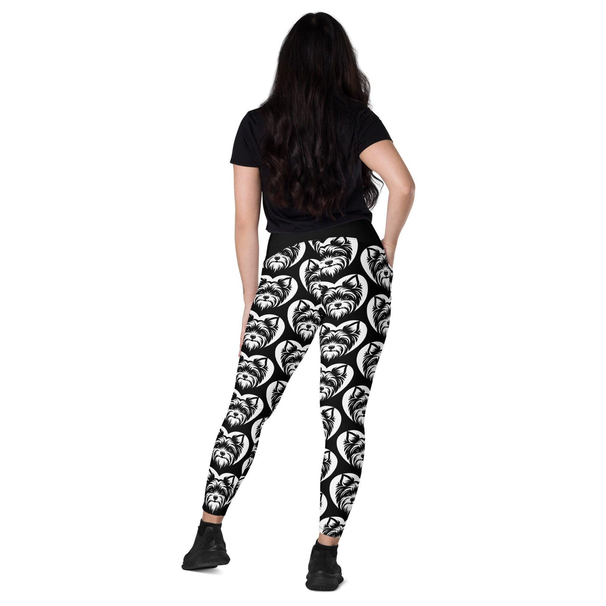 DOG BREED LEGGINGS with pockets - YORKSHIRE TERRIER 2 - HERTTAHOUND | SHALMIAK