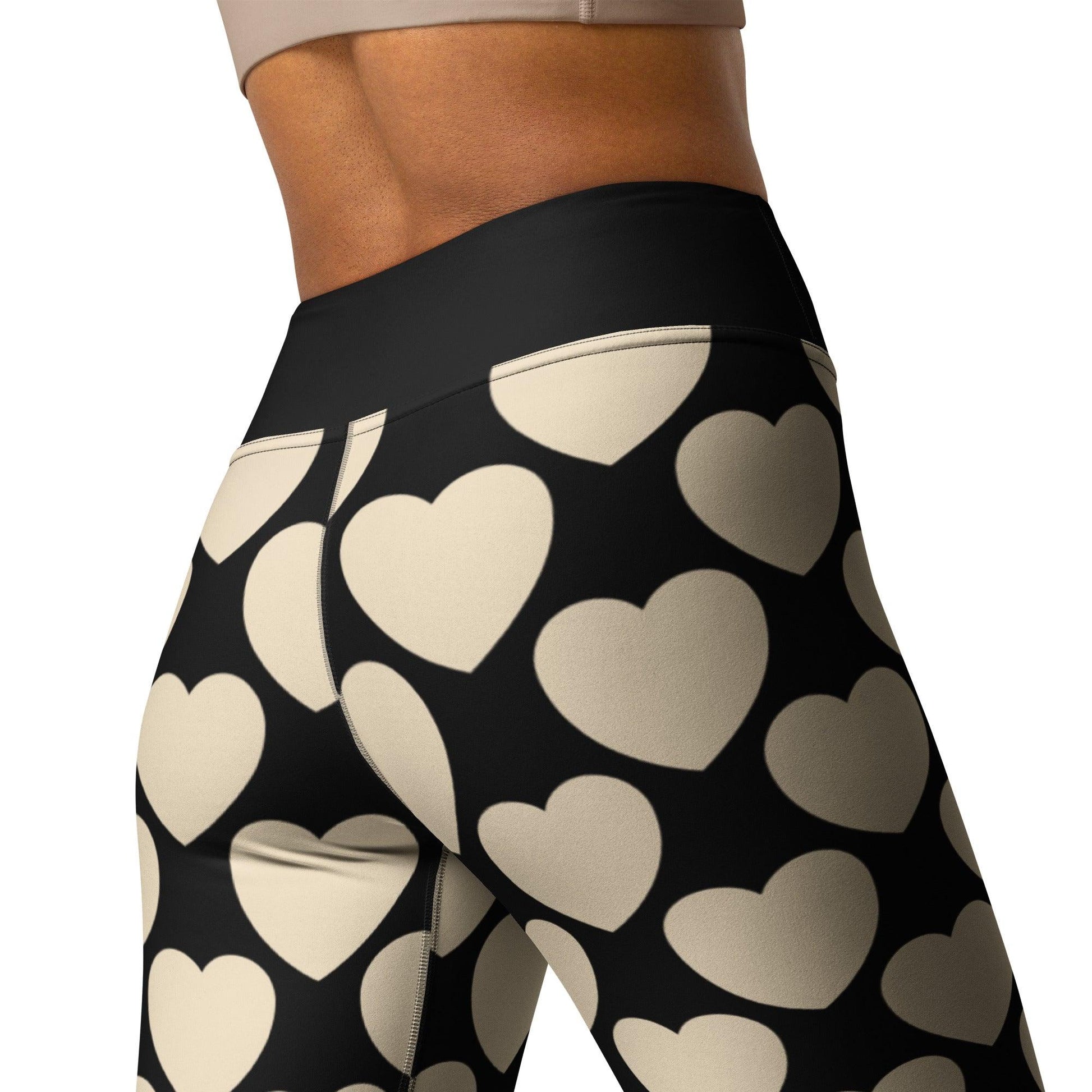 ELLIE LOVE black -2- Yoga Leggings | SHALMIAK