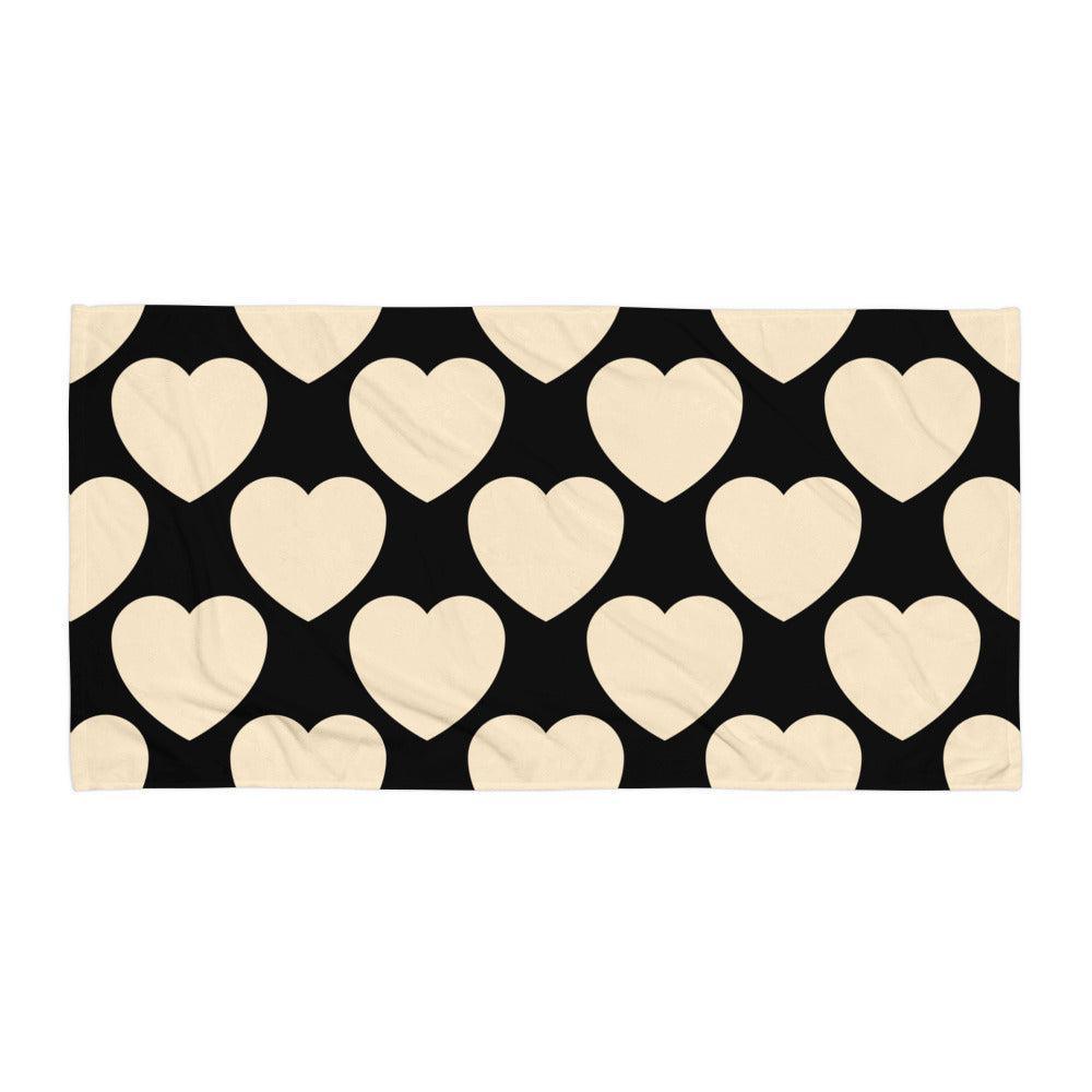 ELLIE LOVE black - Towel | SHALMIAK