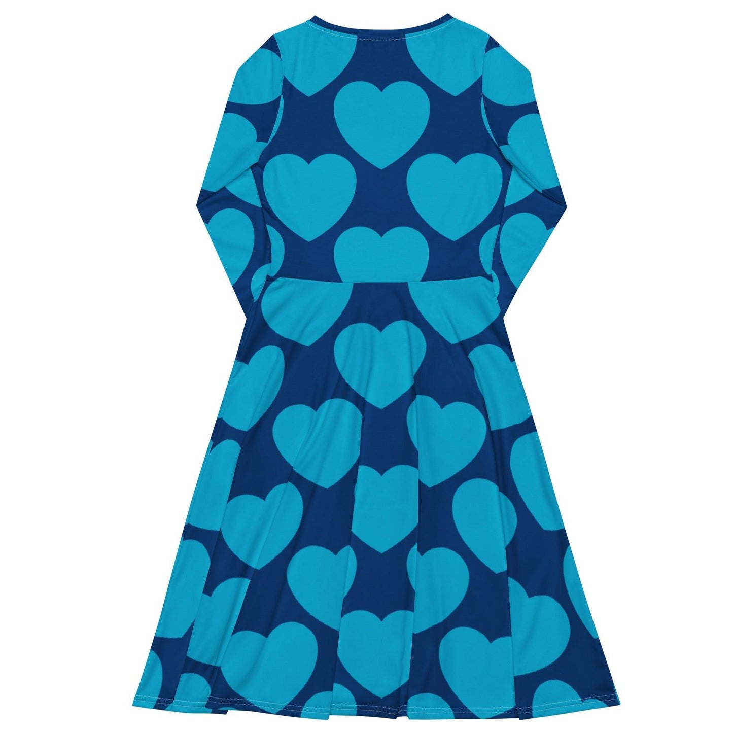 ELLIE LOVE blues - Midi Dress With Pockets | SHALMIAK
