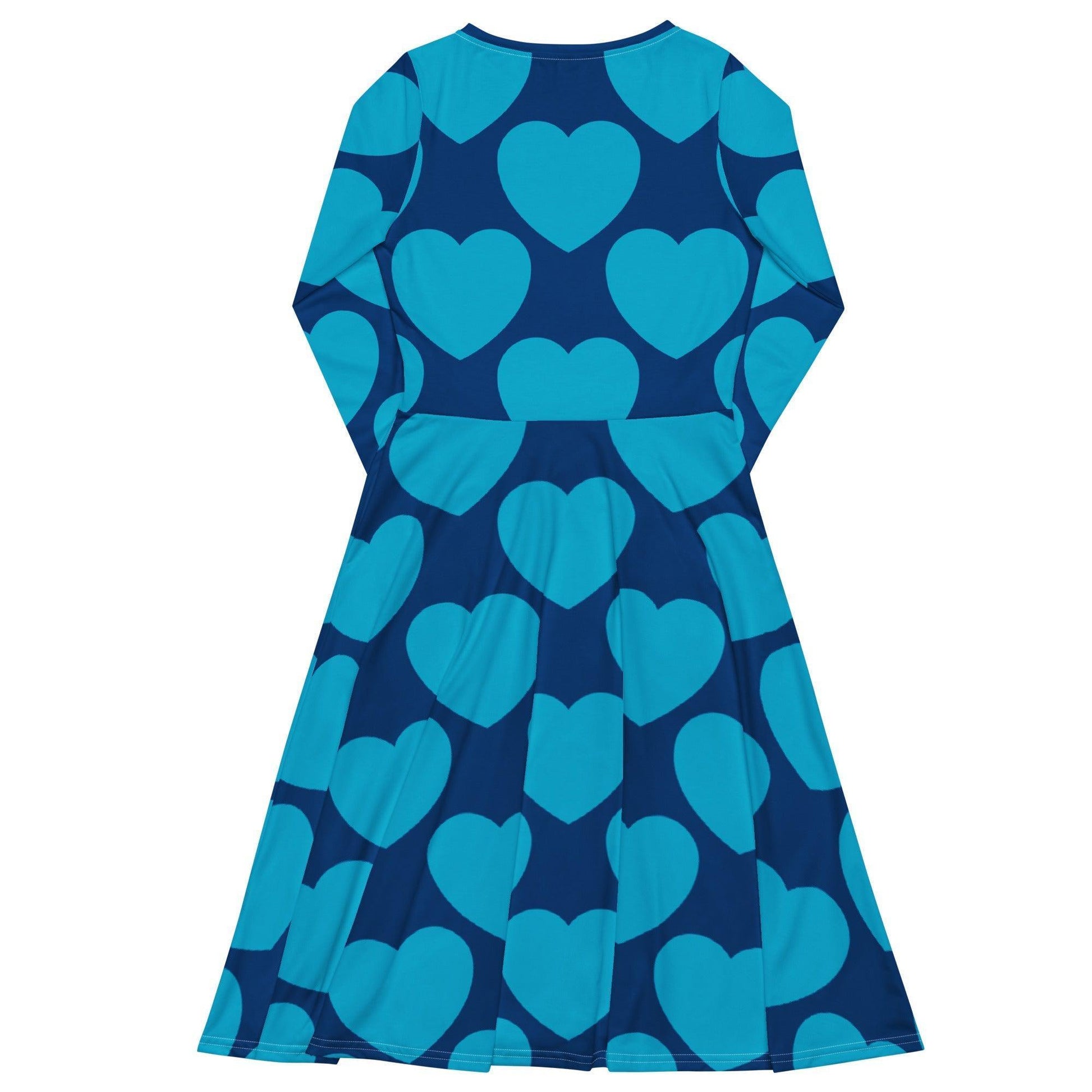 ELLIE LOVE blues - Midi Dress With Pockets | SHALMIAK