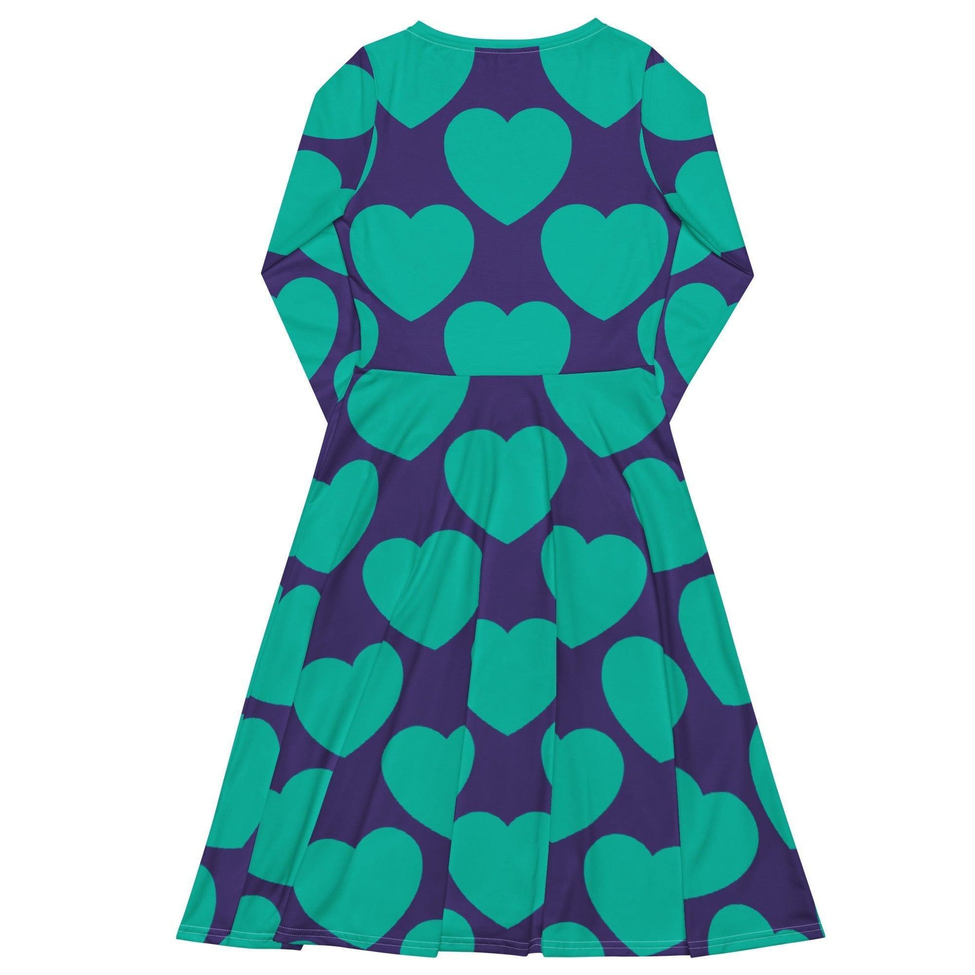 ELLIE LOVE mint purple - Midi Dress With Pockets | SHALMIAK
