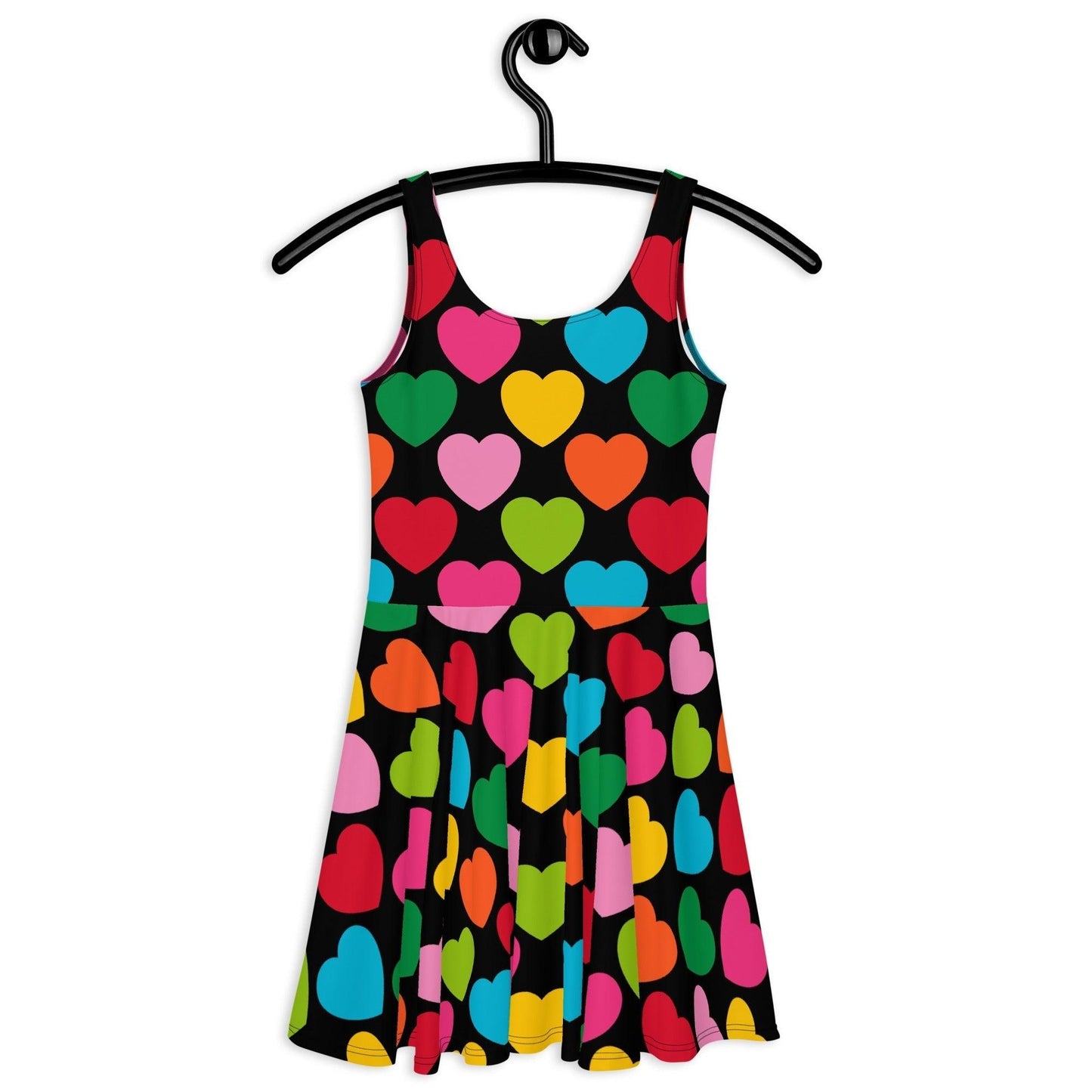 ELLIE LOVE mix black - Skater Dress | SHALMIAK