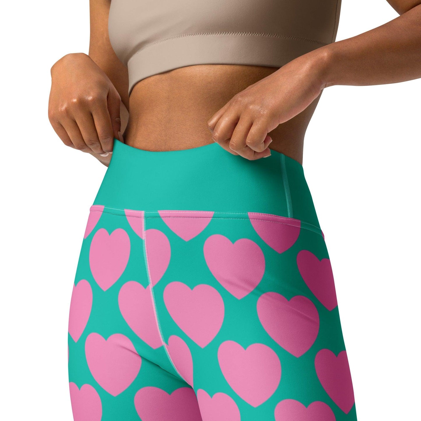 ELLIE LOVE pink mint -2- Yoga Leggings | SHALMIAK
